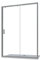 Box Doccia Nicchia 120 cm Mod. Sicily 2 Ante Apertura Scorrevole Vetro Temperato 6mm Trasparente Profili in Alluminio Cromato Flat Design Maniglia in Abs Cromato