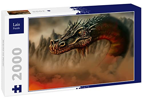 Lais Puzzle Drache im Feuer 2000 Teile