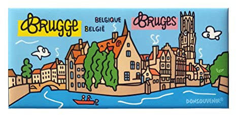 BRÜGGE KÜHLSCHRANKMAGNET FLANDERN Belgien