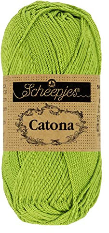 Scheepjes - Scheepjes Catona 205 Kiwi Yarn - 1x10g