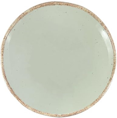 ARCA, Piatto Piano Rotondo in Melamina, Per la Tua Tavola, Colore Acqua Marina, Collezione Tierra, 41x2 cm