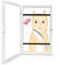 farout! Kinder Kunst Bilderrahmen Din A4 für Kinderzeichnungen, Rahmen aufklappbar, Kinderkunst Rahmen austauschbare Bilder, Ideal für Kinderbilder Kunstprojekte. (Weiß Singel)