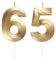 Geburtstagskerzen Zahlen 56/65, Gold Geburtstag Kerzen, Zahlenförmige Kerze, 3D Tortendeko, kuchen Dekoration für Geburtstag Party, Hochzeiten, Firmenfeiern, Jubiläen, Birthday Candle Nummer 56/65