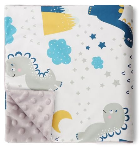DRESHOW Kinder Babydecken 75x100cm Bio-Baumwolle Unisex Neugeborene dicke super weiche Schlafdecken für Kleinkinder Kinder Baby Mädchen Jungen Kinderzimmer Bettbezug Geschenke