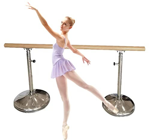 CJIANYING Ballettstange, robuste Mobile Ballettstange aus Edelstahl, geeignet für Zuhause/Studio/Fitness, tragbar 500 kg (2,5 m/8,2 Fuß)