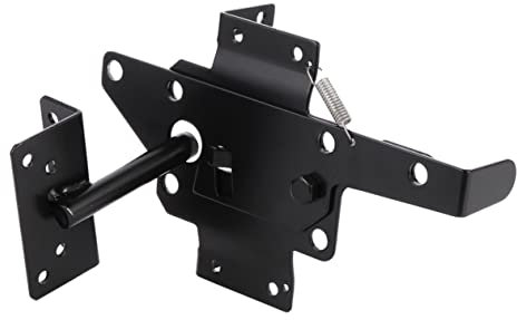 Yardenfun Post Mount Self-Locking Gate Latch Automatic Latch for Door Swing Locks for Bedroom Doors Fasteners