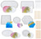 7 Stücke Set silikonform Tablett, Silikonform Untersetzer Epoxidharz Formen, Gießformen Tablett, für Beton Gießform,für Untersetzer,Kerzenhalter,DIY Bastelprojekte,Heimdekoration, Obsttablett