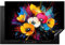 KitchenYeah© Induction Hob Protector Mat 20.5x31.5 / 80.2x52.2 cm Stove Cap Top Cover Kitchen Cooker Covers for Electric Hobs Vinyl Flowers - Colourful - Graffiti - Modern - Bouquet