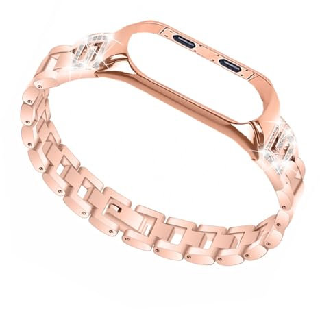 HOMSFOU cinturino dell'orologio Polsino orologi da polso da uomo galassia occhiali intelligenti schermo bell cinturino per orologio in lega di zinco cinturino da polso Golden
