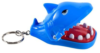 Krokodil beißendes Fingerspiel, Alligator Spielzeug Schlüsselanhänger Zahnarzt Spiel, Krokodil beißende Finger Zahnarztspiele Lustiges Alligatorzahnspiel für Kinder, Dekompressionsschlüsselbund