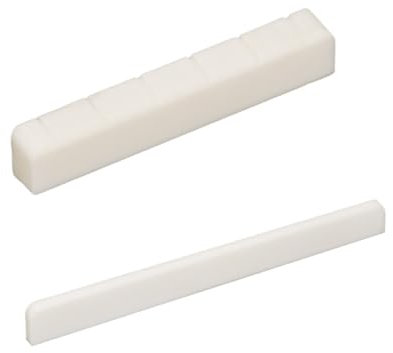 KEQAR Kit di ossa per chitarra, chitarra classica etnica a 6 corde, dado per chitarra, ponte in osso per chitarra acustica, corde di ricambio per chitarre classiche e da concerto