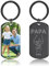 JONZIN Porte Clef Personnalisable avec Photo et Gravure Texte Double Face Porte Clé Personnalisé Cadeau Personnalisé pour Homme-Cadeau Fête des Pères(FQJQTstyle)