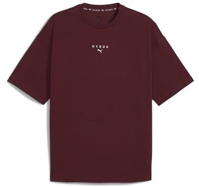 PUMA Herren x HYROX Lifestyle T-Shirt L, Ruby Shimmer Red