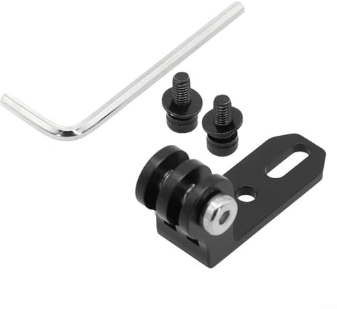 Bicycle Camera Mount Number Plate Holder for Sport Saddle Aluminum Alloy Mount with Bolt for Action Camera Recording
