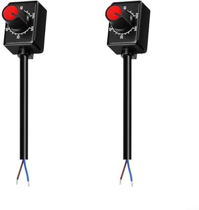 Honseadek Lot de 2 rondelles variateur d'intensité LED 010 V pour variateur d'intensité, interrupteur électronique, plafonniers, appliques murales, ballasts de croissance, contrôle en continu