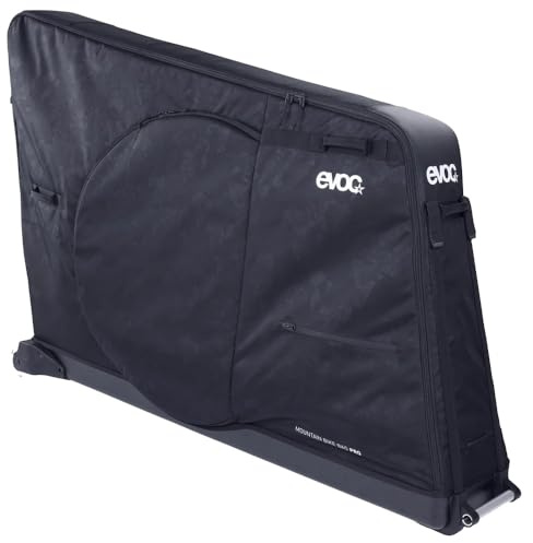 EVOC Mountain Bike Bag PRO Fahrradkoffer, Black | Fahrrad-Transporttasche, Fahrradkoffer für Mountainbikes bis 130 cm Radstand, besonders leicht