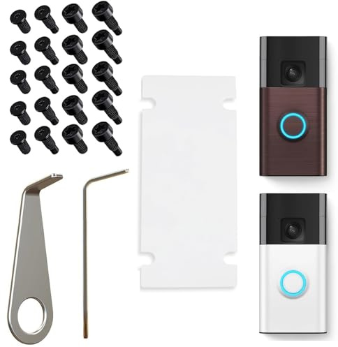 BLPRKOT 23 PCS Spare Screws for Ring Doorbell, it Screw Replacement Set, doorbell screws, Video Doorbell Key Replacement Tool, Secure Removal Key Tool, Doorbell Camera Opening Key Tool