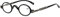 Hd Anti-Müdigkeit Lesebrille Pc Schwarz Runde Rahmen Harz Linse Presbyopie Brille - 1.5