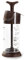 Pressca Milk Frother, Manual, Small and Portable, Microwave Safe (Brown)