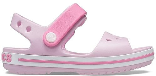 Crocs Unisexe Enfant Crocband Sandal Kids Sandales, Ballerina Pink, 19/20 EU