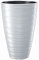 Macetero alto con deposito 43L Maze de plastico en color blanco 37,5 (largo) x 37,5 (ancho) x 57,9 (alto) cm