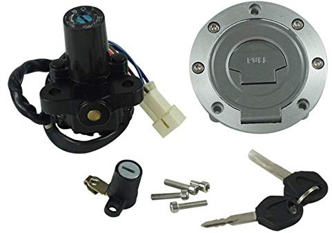 for Yamaha R1 1998-2005 YZF R6 1999-2005 MT03 06-12 Motorcycle Ignition Switch Lock + Fuel Gas Cap + Seat Lock + 2 Key Set Assembly