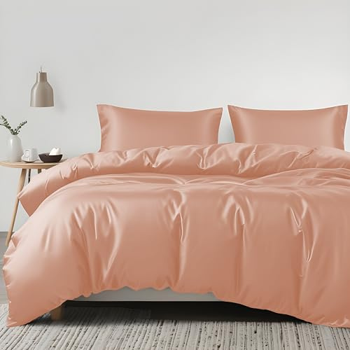 LINENWALAS 3-teiliges Bettbezug-Set aus 100 % Tencel, mit Reißverschluss und Eckbändern, weich, kühlender Eukalyptus, Weihnachts-Bettwäsche-Set, Super-King-Size-Bett (Super-King-Size-Bett,