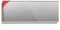 BSEED Touch Lichtschalter Glasscheibe Kristall Glasscheibe Glaspanel für Wandlichtschalter 1 Fach +1 Fach +1 Fach Grau 228mm