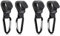all Kids United® Kinderwagen-Haken für Windeltasche Wickel-Taschen Wickelrucksack Buggy-Haken Baby-Rucksack mit Karabiner-Haken und Klettverschluss (4er Set)