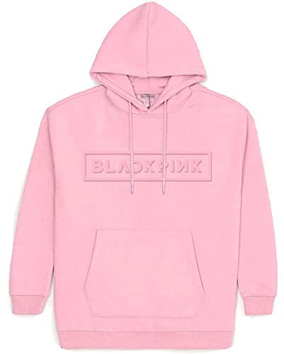 BlackPink Sweat-Shirt À Capuche Logo Nouveau Officiel Unisex Rose Pullover Size L