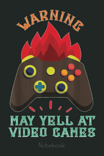 Funny Gamer - Gaming Nerd Video Games Notebook: Video Games Notebook and Tracker: Gamer's Journal Designed To Record Current and Future Gaming | Gaming Fire