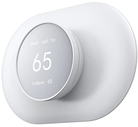 Compatible with Google Nest Thermostat 2020 Wall Plate Cover, Nest Trim Kit Compatible with Google Nest Thermostat, Nest Thermostat Plate, Easy Installation