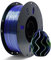 FilaBees Seiden-PLA-Filament, 3D-Drucker-Filament 1,75 mm, 3D-Druck-Filament, 1 kg Spule, Maßgenauigkeit +/- 0,05 mm, mehrfarbige Filament, Seidenblau, Grün
