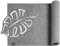 Tischläufer aus Filz Abwaschbar Tischband Tischdecke Still Grau hitzebeständig Filztischläufer Tischschutz (Grau_Blatt, 30 x 100)