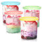 For Ninja Creami Deluxe Pints- 4 Pack, NC500 NC501 Ice Cream Pint fit for Ninja Delux Ice Cream Maker, For Ninja Creami Deluxe Containers Hold 24 Ounces of Food, Dishwasher Safe