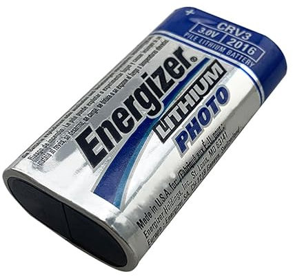 E nergizer Photo CRV3 CR-V3 Lot de 2 piles au lithium pour appareil photo 3 V