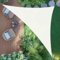 AXT SHADE Toldo Vela de Sombra Impermeable Triangular 2,5x2,5x3,5m Protección Rayos UV para Terraza Exterior Patio Jardín-Crema