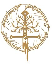 NORTH KAISER Herr der Ringe Metall Wandkunst | Schwurdekor für Fantasy Liebhaber | Einzigartiges Geschenk für Ihn | Rustikale Heimdekoration | Einweihungs für Filmfans (Gold, 60 x 50 cm)