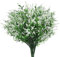 Bimhayuu Künstliche Pflanzen Blumen 8 Bündel Kunstblumen Im Topf Fake Flowers Künstliche Balkonpflanzen Sträucher Kunstblume Lavendel für Thanksgiving Weihnachten Hochzeit Party Haus Garten (Weiß)