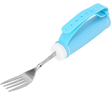 Tenedor De Ayuda para Comer, Utensilios De Ayuda para Comer, Tenedor Giratorio De Acero Inoxidable, Utensilios para Comer Giratorios para Niños Mayores