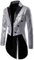 Modaworld Glitzer Sakko Herren Sakko Party Slim Fit Blazer Glitzer Frack Pailletten Gold Anzugjacke Zirkus Kostüm Vintage Paillette Sakko