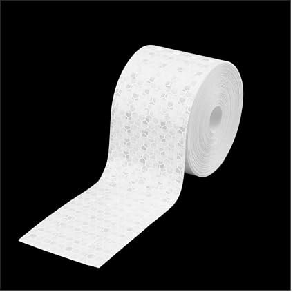 TEKONDA Reflektierendes Klebeband Reflektorstreifen Selbstklebend 10mX5cm Reflective Tape Reflektorband Klebeband Weiß Aufkleber Reflektierend für Fahrräder Helme Autos