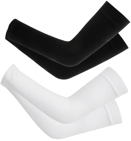AEYURUID UV Protection Arm Sleeves for Men Women, Compression Gaming Sleeves with UPF 50+ Sun Protection, Tattoo Cover Up Sleeves, Cycling Arm Warmers to Cover Arms