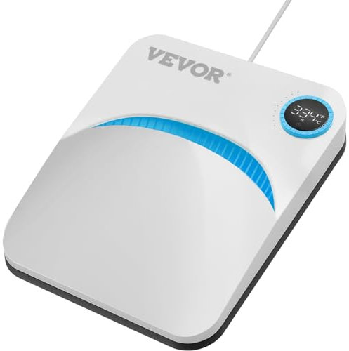 VEVOR Hitzepresse, 30,5 x 25,4 cm, tragbarer T-Shirt-Druck, multifunktionale Sublimations-Transfer-Hitzepresse, Teflon-beschichtet, einfache Aufbügelpresse für T-Shirts/Taschen/Kissen