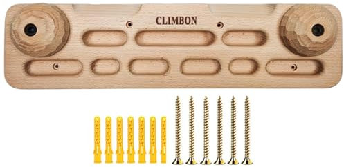 Kletter-Hangboard, Fingerfelsbrett, Hangboard-Trainingsbrett, Türmontage, Klimmzugstange, Wandklettergriff, Rahmen für drinnen und draußen, Fitnessstudio