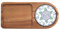 Guihydur Bandeja de café de madera Bandeja de almuerzo para servir comida hospitalidad café servicio de té decoración mesa accesorios