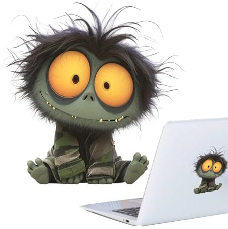 Poludatly Zombie-Aufkleber, Zombie-Wasserflaschen-Aufkleber, Autodekoration für Damen, Herren, Erwachsene, Skateboard, Kühlschrank, Gepäck, Handy-Dekoration