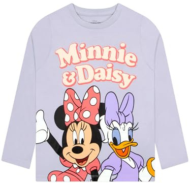 Disney Tshirt, Minnie Mouse and Daisy Duck Girls Long Sleeve T Shirt, Girls Long Sleeve Tops
