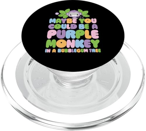 Fisher-Price - Chanson à l'arbre à gommes à Bulles avec Un Singe Violet PopSockets PopGrip pour MagSafe