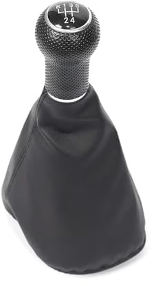 Axexnejv Cubierta Perilla Palanca para Seat para Ibiza 1996-2001 para Córdoba para Inca 5/6 Velocidad Transmisión Manual Perilla Palanca Cambios Palanca Cambios Coch(A-5 Speed)